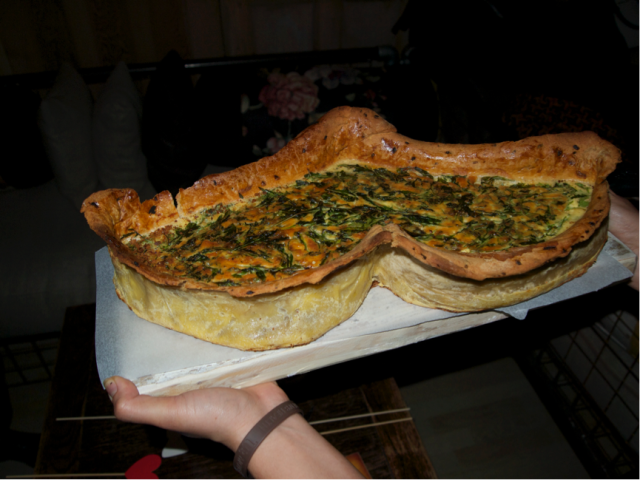 We'd be lying if we said we'd ever seen, let alone eaten, a moustache-shaped quiche...